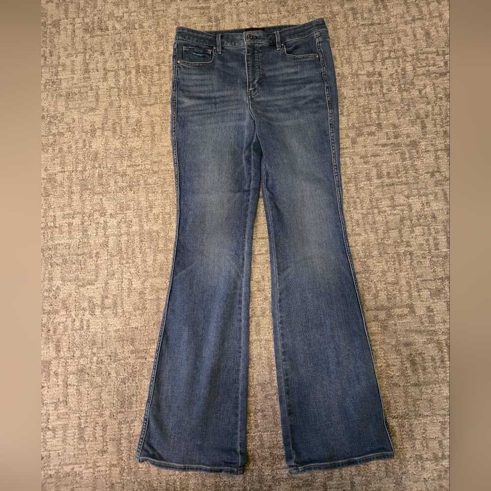 High Rise WHBM Flare Jeans